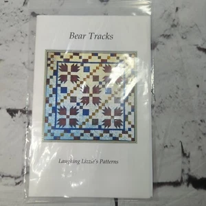 Bear Tracks Laughing Lizzies Pattern Quilt Uncut  - Picture 1 of 2