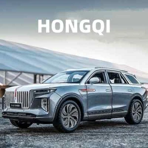 1:24 HongQi EHS9 SUV Alloy Model Car Diecast Pull Back Sound Light Toy Vehicle - Picture 1 of 24