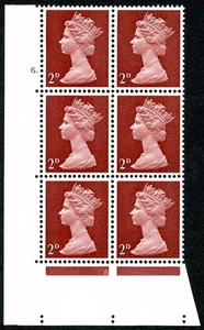 U6 2d Lake-brown Type II Head B PVA Two 9,5mm Cylinder 6 Dot Perf A - Bild 1 von 1