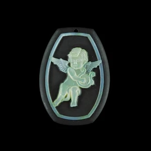 Carved Cherub MOP Designer Bead GM047037 - Picture 1 of 4