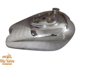 Fit For AJS V Twin 1936 Export Model Chrome Fuel Petrol Gas Tank - Bild 1 von 6
