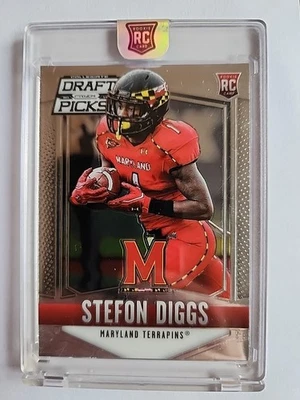 2015 Panini Prizm Collegiate Draft Picks Stefon Diggs Rookie #243 - Image 1 of 2