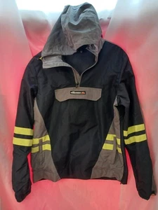 Ellesse Sing Windbreaker Jacket Black/Grey Ellesse Sing WindbreakerSize M CG C64 - Picture 1 of 4