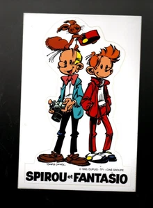 AUTOCOLLANT Spirou et Fantasio. TOME & JANRY. Dupuis 1993. 10 x 15 cm. (CLA197) - Picture 1 of 1