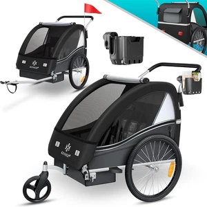 ® Rimorchio per Bambini Da Bicicletta Sport-Rx 2 in 1 - Funzione Jogging - Rimor - Foto 1 di 12