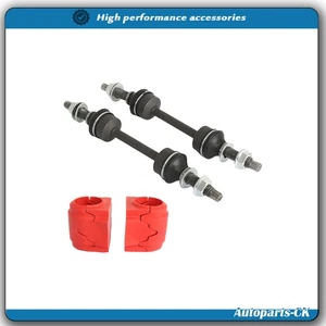 4PCS Front Sway Bar Links & Bushings New 4X4 4WD For 09-14 Ford F-150 K200846  - Foto 1 di 7