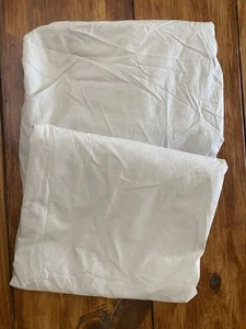 Pottery Barn Grey Flat And Fitted Sheet TWIN XL Organic Cotton - Imagen 1 de 4