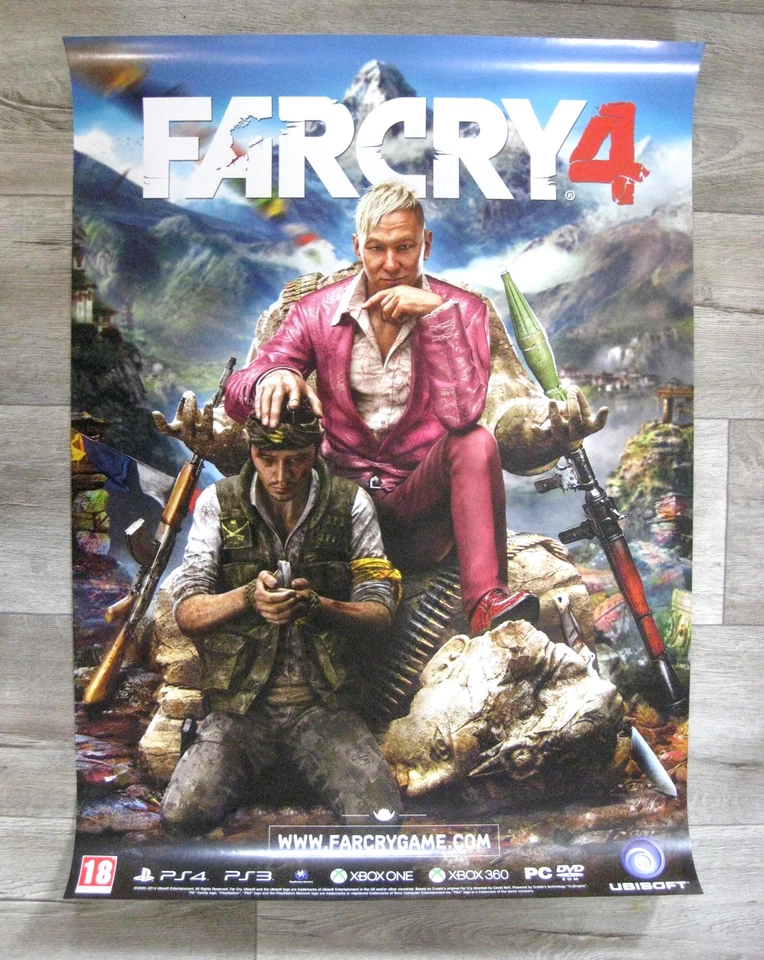 Far Cry 4 Store Promotion Poster in A1 ca. 59,4 × 84,1 cm - Bild 1 von 4