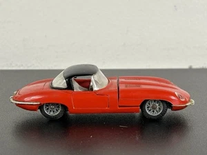 Vintage Politoys Jaguar GT Spyder Type E No. 89 - Red And Black - Picture 1 of 10