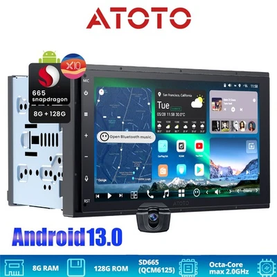 ATOTO 7" DAB+ Autoradio ChatGPT Android 13 Senza Fili Android Auto +Dash Camera - Immagine 1 di 4