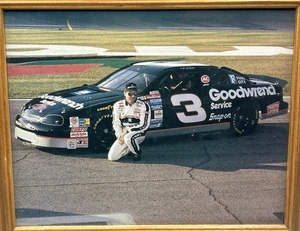 8" X 10" Dale Earnhardt Senior #3 GM Goodwrench Plus Monte Carlo Framed Picture - Picture 1 of 2
