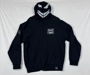 Disturbed The Sickness 25 Face Zip-Up Hoodie XL Black Nu Metal Y2K - Picture 1 of 9