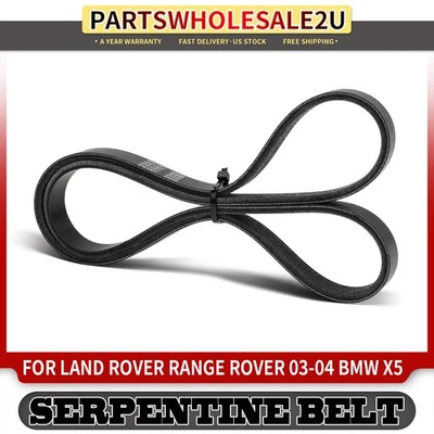 Cinturón serpentino 39,64 pulgadas para Land Rover Range Rover 03-04 BMW X5 00-01 540i Mazda Foto 1 de 4