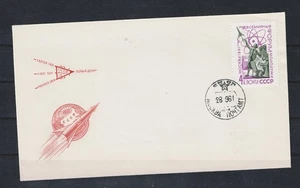 Russland Erster Mensch im Weltraum Cover FDC 1961 B-2 - Bild 1 von 1