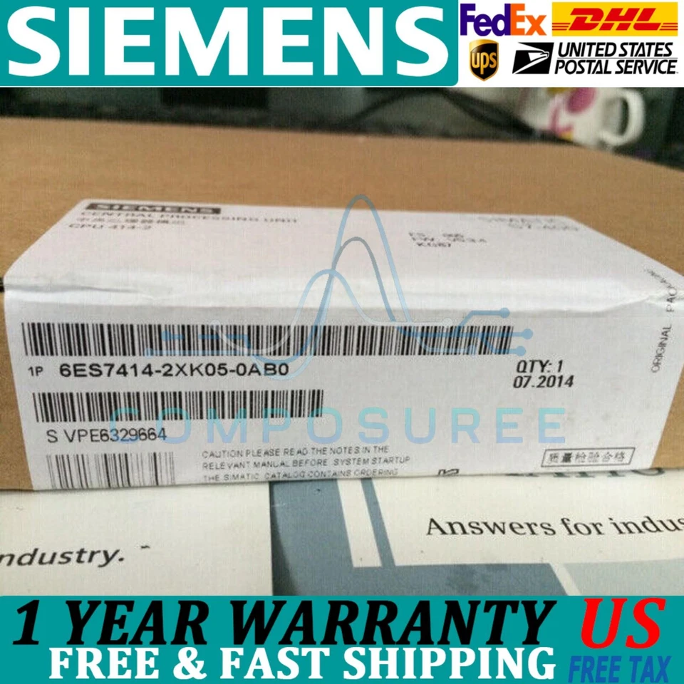 6ES7414-2XK05-0AB0 6ES7 414-2XK05-0AB0 NEW In Box 1PCS Free Expedited Ship - Image 1 of 1