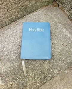 Vtg 1972 Leather 4.5"×6" Nelson KJV Bible Words Of Christ In Red - Imagen 1 de 10