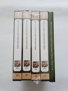 How To Listen To And Understand Opera 32 CD Lecture Series Parts 1-4 With Book - Picture 1 of 5