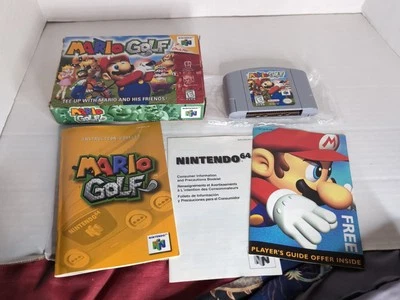 Mario Golf in box N64 (Nintendo 64, 1999) New Open Box - Image 1 of 4