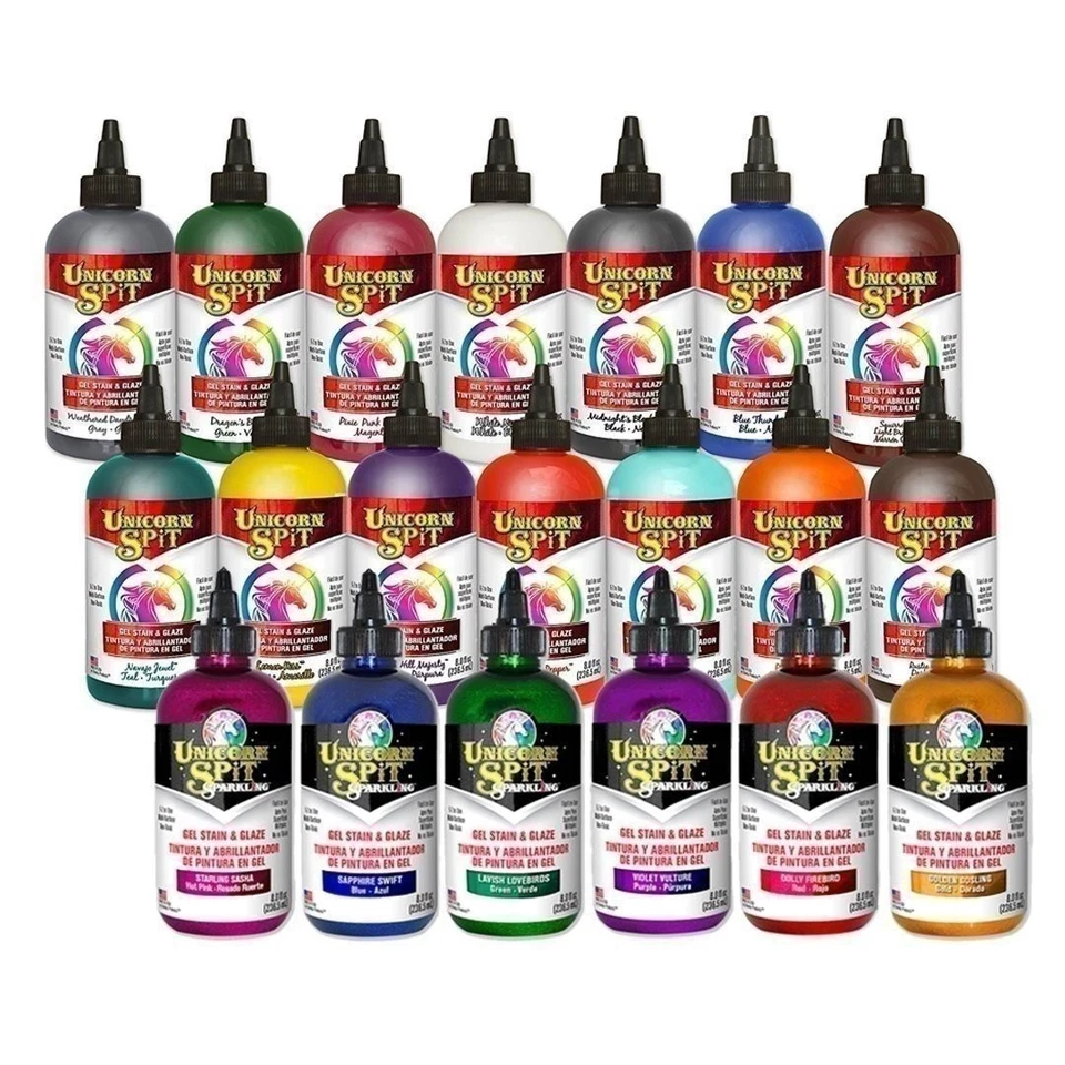 Unicorn SPiT - Gel Stain & Glaze - 20 Complete Paint Collection - 8oz Origina... - Image 1 of 3