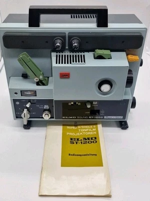 Elmo Sound ST-1200 ☆ Tonfilmprojektor ☆ Koffer ☆ Mikrofon ☆ Gepflegter Zustand  - Bild 1 von 4
