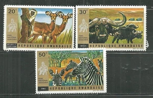 RWANDA 444-46 MNH PARQUE NACIONAL AKAGERA - Imagen 1 de 1