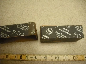 Set di file svizzeri 4" Heller Brothers - numero 12 in blocco di legno - Foto 1 di 6