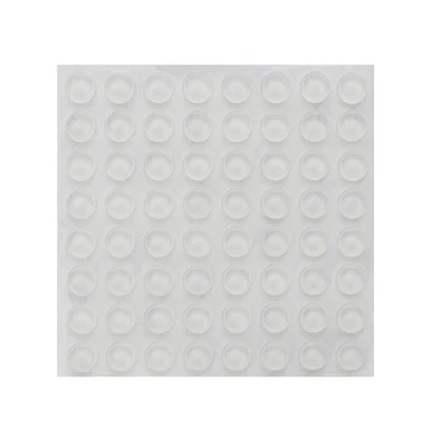 64pcs Small Clear Door Knob Bumpers Self-adhesive Door Stoppers Wall Protectors - Image 1 of 4