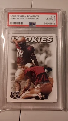 2000 Skybox Dominion #222 SEBASTIAN JANIKOWSKI RC PSA 10 - Image 1 of 2