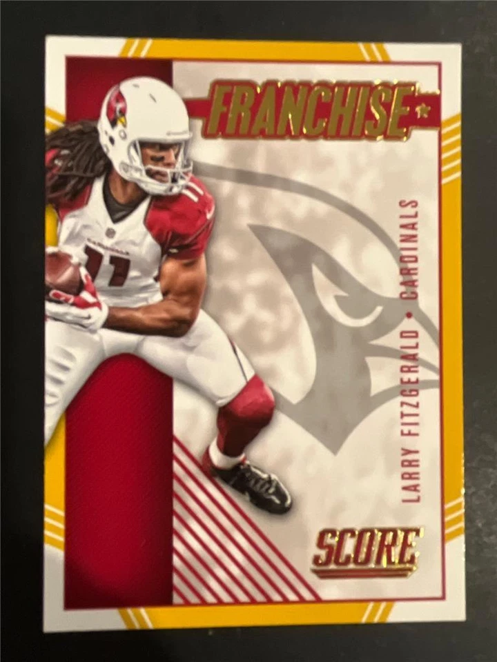 2016 Panini Score Franchise Insert Gold #29 Larry Fitzgerald Cardinals - Image 1 of 1