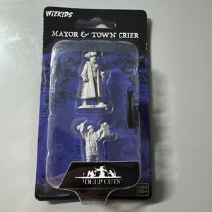 Dungeons & Dragons D&D Miniature Wizkids MAYOR & TOWN CRIER - Picture 1 of 2