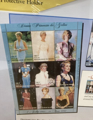 Princess Diana Stamps - Limited Edition Collector's Set - BRAND NEW AND SEALED Cover