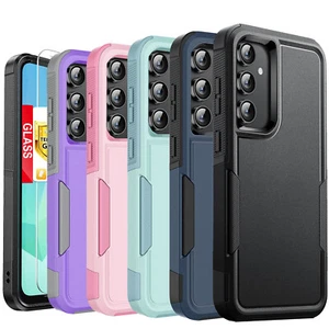 For Samsung Galaxy A16 5G Case Shockproof Phone Cover + Glass Screen Protector - Photo 1 sur 70
