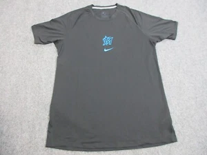 Miami Marlins Shirt Mens Extra Large Black Team Issued MLB Baseball Nike - Picture 1 of 13