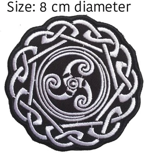 Celtic knot Iron on patch art circle ornament mandala embroidery iron-on patches - Picture 1 of 4