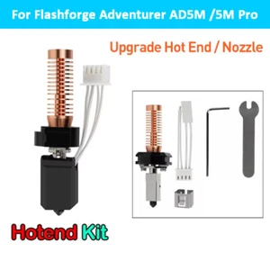 Kits de hotend de actualización de 0,4 mm para piezas de impresora 3D Flashforge Adventurer AD5M/5M Pro - Imagen 1 de 24