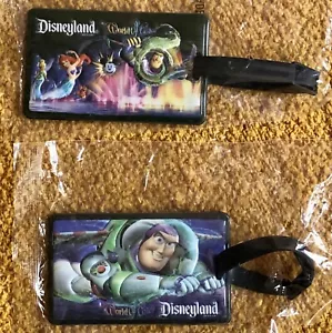 2 - Disney Buzz Lightyear Disneyland Resort Costco Travel Luggage Tag 4”x 2.5” - Picture 1 of 4