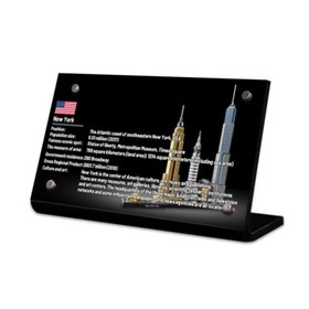 Display Plaque stand for LEGO 21028 New York, MP123