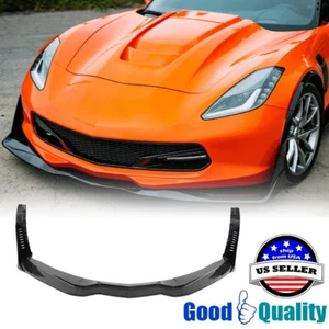 For 2014-2019 Corvette C7 Z06 Stage 3 Front Lip Splitter Winglets Carbon Fiber - Foto 1 di 13