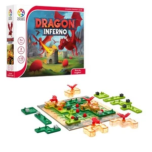 SmartGames Dragon Inferno Gioco di Strategia per 2 Giocatori per Età 7-Adulti - Foto 1 di 6