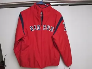 BOSTON RED SOX MAJESTIC THERMA-BASE WOMENS FULL ZIP WINTER JACKET (SMALL) NWT $$ - Picture 1 of 7