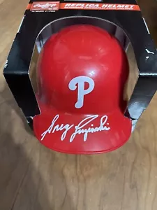 Greg Luzinski Autographed/Signed Philadelphia Phillies Riddell Mini Helmet - Picture 1 of 2