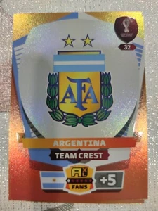 PANINI ADRENALYN WORLD CUP QATAR 2022 TEAM CREST, CONTENDER TEAM - ESCUDOS - Picture 1 of 43