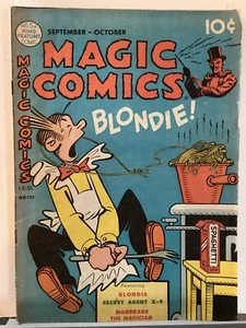 GOLDENES ZEITALTER 1949 MAGISCHE COMICS BLONDIE #122 KING FEATURES - Bild 1 von 13