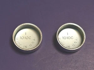 2 Steel 1" Expansion Plug Oil Gallery Cup Engine Freeze Plug Ford And Others - Bild 1 von 2