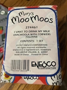 274461 I Vant to Drink my Milk Dracmoola Marys Moo Moos - Picture 1 of 1