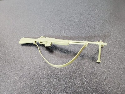 VINTAGE 1960s MARX Stony Smith Action Figure MACHINE GUN w/ Bipod - Image 1 of 4