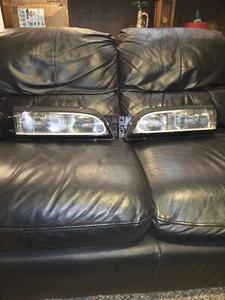 1995-1996 Nissan 240SX/Silvia Rare Zenki S14 European Glass Headlights Motors - Picture 1 of 16