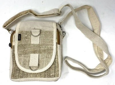 Bolso Sidebag 100% Cáñamo: Bolso Lateral Mochila Estuche Monedero Mochila de Hombro Foto 1 de 3
