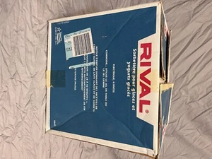 Rival Electric 4 Quart Ice Cream & Yogurt Freezer Maker Model 8401 - Picture 1 of 12