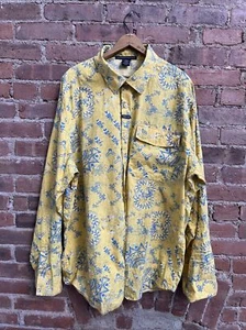Marithe Francois Girbaud Men’s Shirt, Sz XXXL, Yellow 100% Cotton - Bild 1 von 6